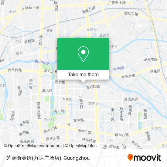 芝麻街英语(万达广场店) map