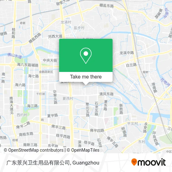 广东景兴卫生用品有限公司 map