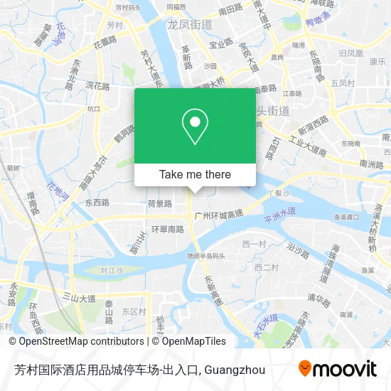 芳村国际酒店用品城停车场-出入口 map