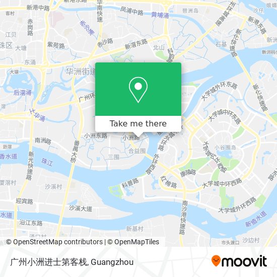广州小洲进士第客栈 map
