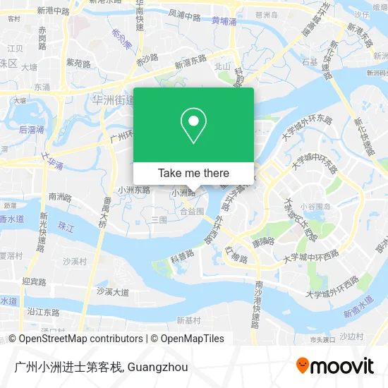 广州小洲进士第客栈 map
