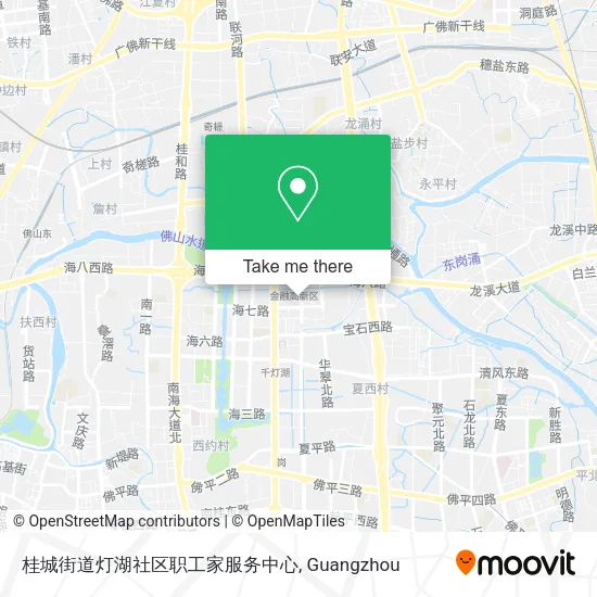 桂城街道灯湖社区职工家服务中心 map