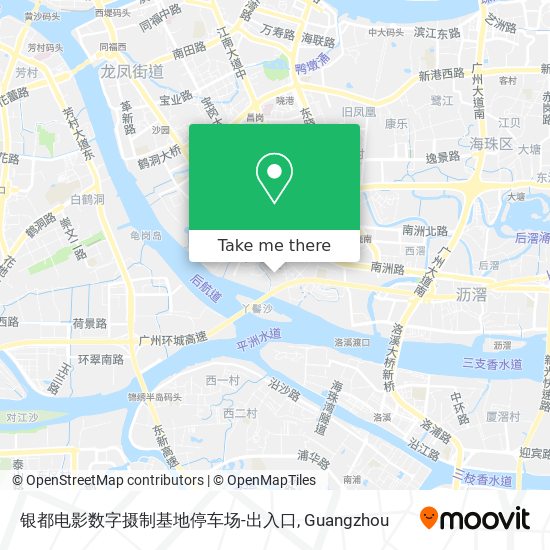 银都电影数字摄制基地停车场-出入口 map