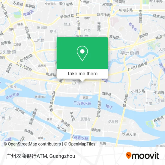 广州农商银行ATM map