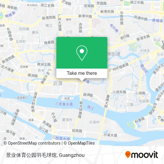 景业体育公园羽毛球馆 map