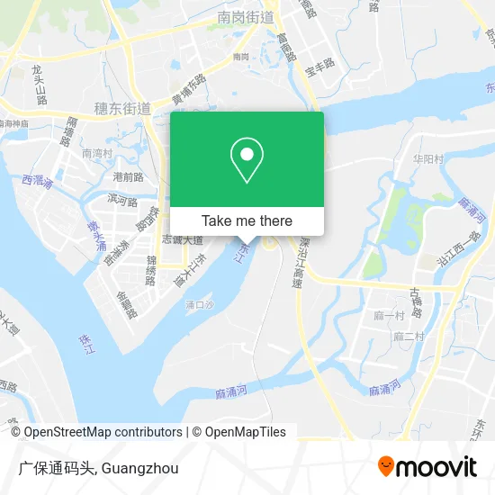广保通码头 map