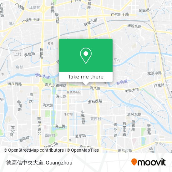 德高信中央大道 map