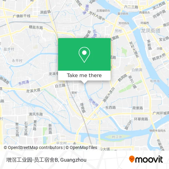 增滘工业园-员工宿舍B map