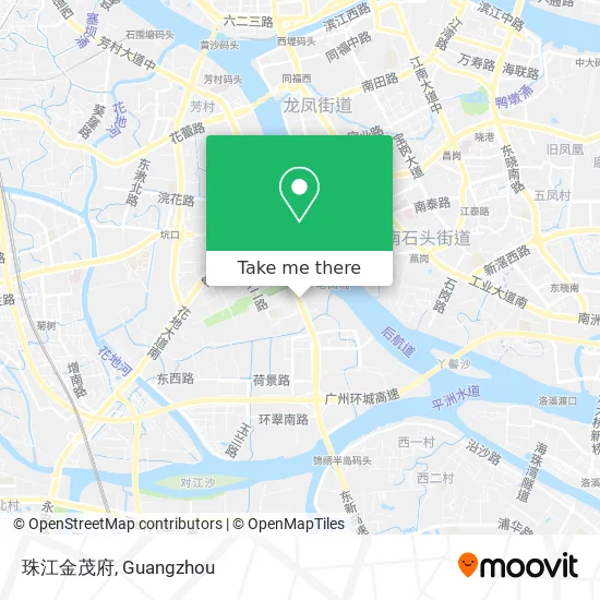 珠江金茂府 map