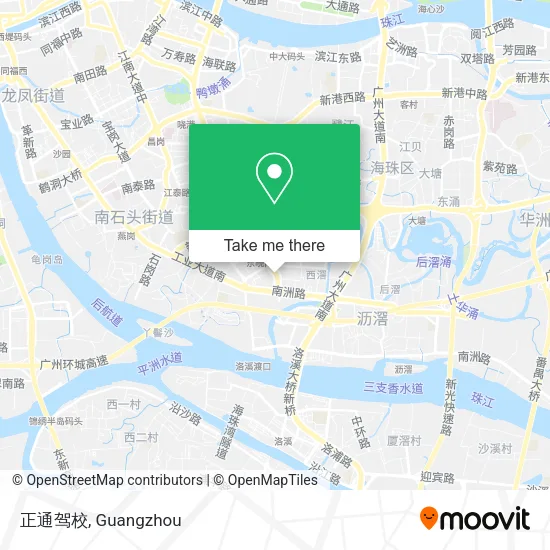 正通驾校 map