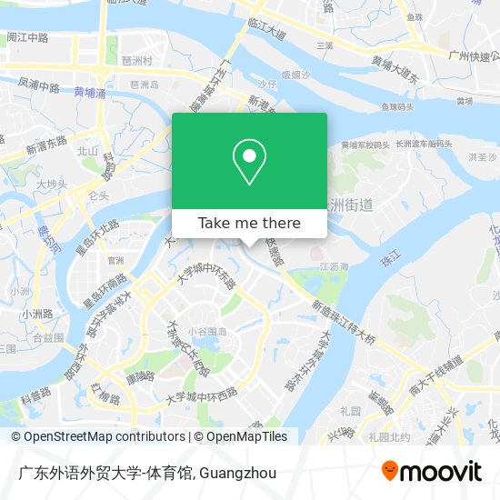 广东外语外贸大学-体育馆 map