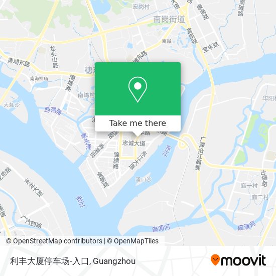利丰大厦停车场-入口 map