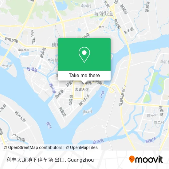 利丰大厦地下停车场-出口 map