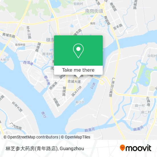 林芝参大药房(青年路店) map