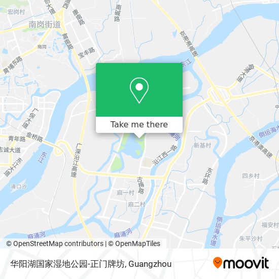 华阳湖国家湿地公园-正门牌坊 map