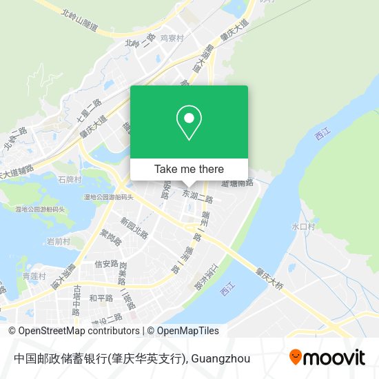 中国邮政储蓄银行(肇庆华英支行) map