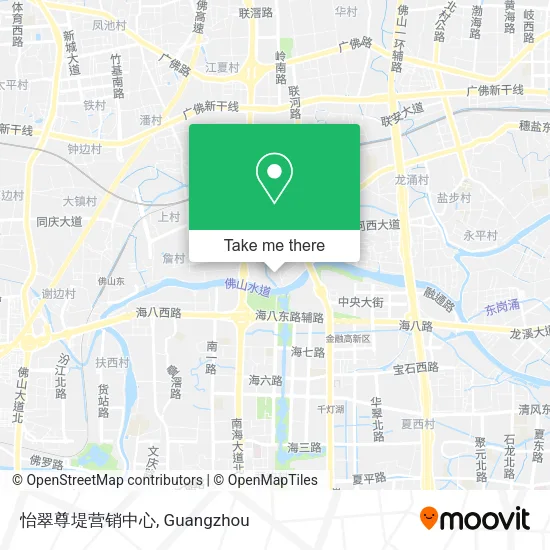 怡翠尊堤营销中心 map