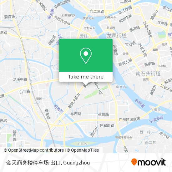 金天商务楼停车场-出口 map