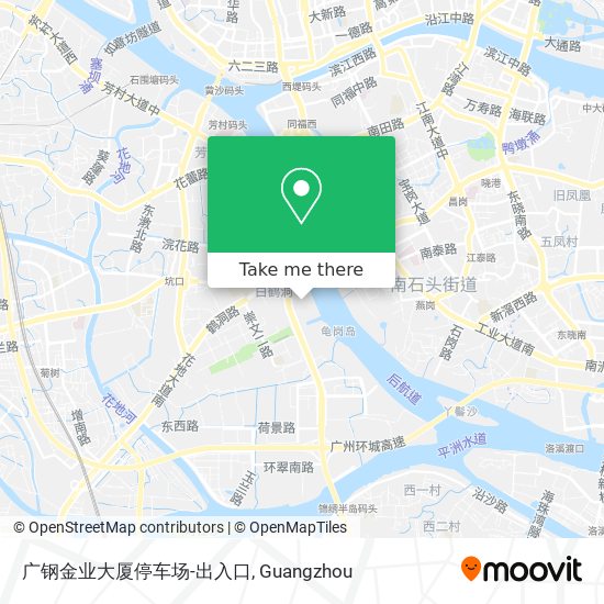 广钢金业大厦停车场-出入口 map