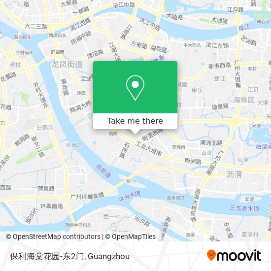 保利海棠花园-东2门 map