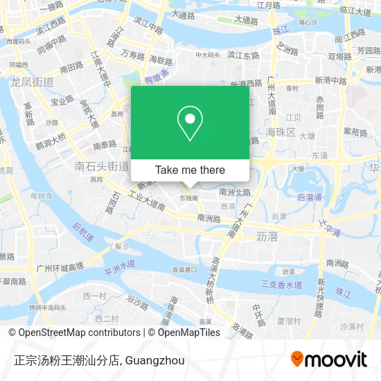 正宗汤粉王潮汕分店 map