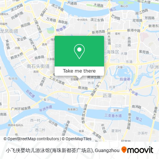 小飞侠婴幼儿游泳馆(海珠新都荟广场店) map