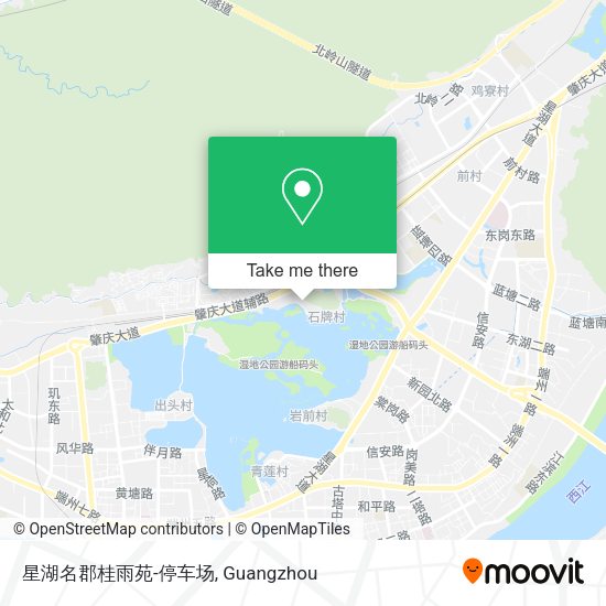 星湖名郡桂雨苑-停车场 map