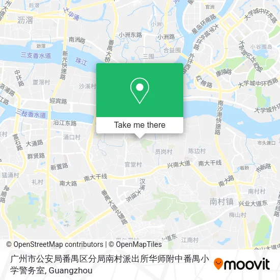 广州市公安局番禺区分局南村派出所华师附中番禺小学警务室 map
