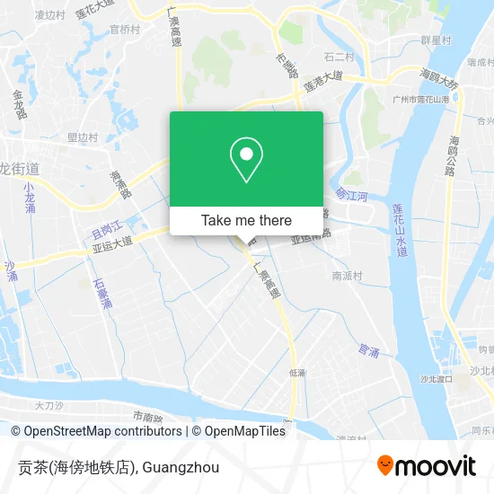 贡茶(海傍地铁店) map