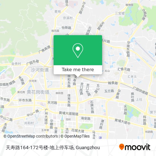 天寿路164-172号楼-地上停车场 map