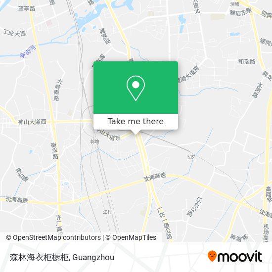 森林海衣柜橱柜 map
