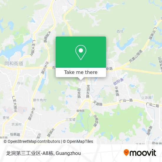 龙洞第三工业区-A8栋 map