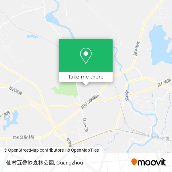 仙村五叠岭森林公园 map