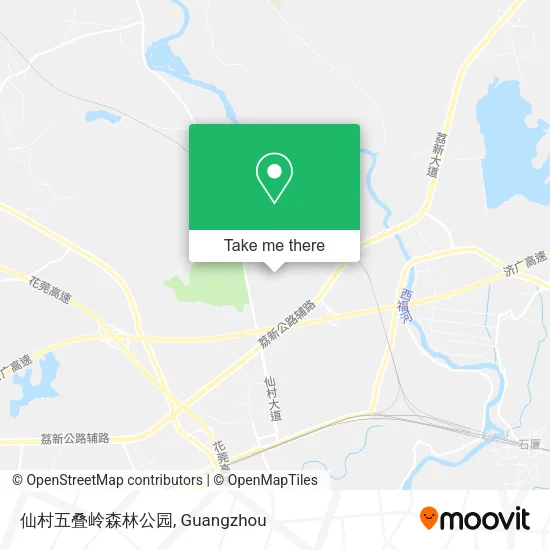 仙村五叠岭森林公园 map