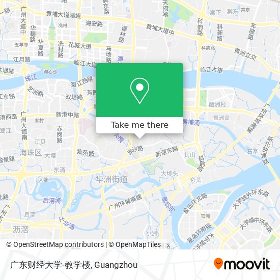 广东财经大学-教学楼 map