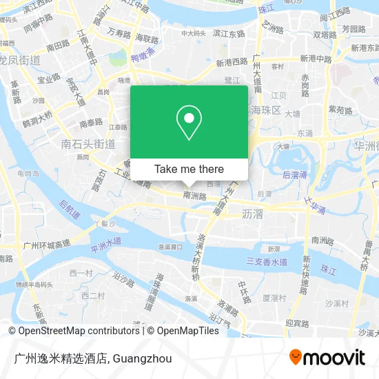 广州逸米精选酒店 map