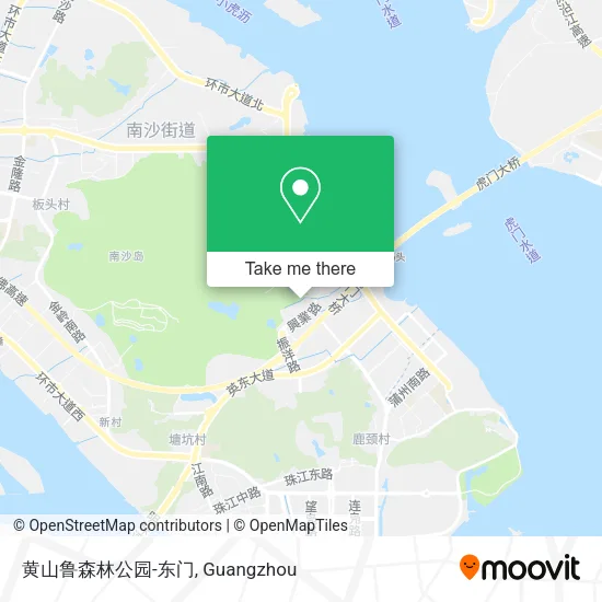 黄山鲁森林公园-东门 map