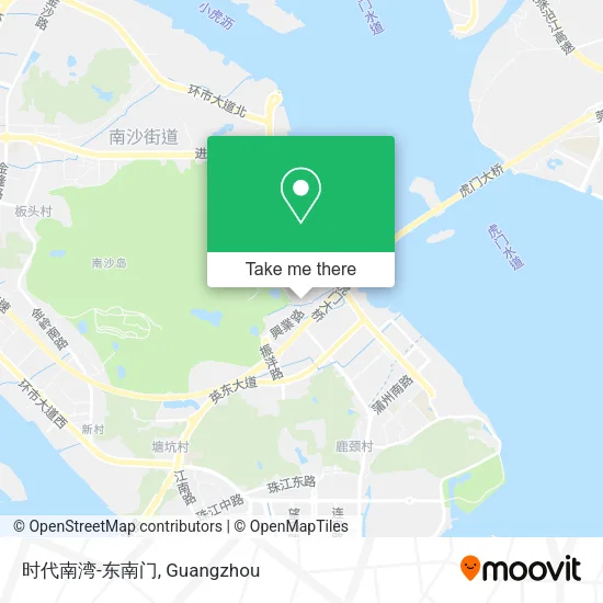 时代南湾-东南门 map