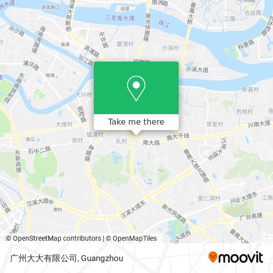 广州大大有限公司 map