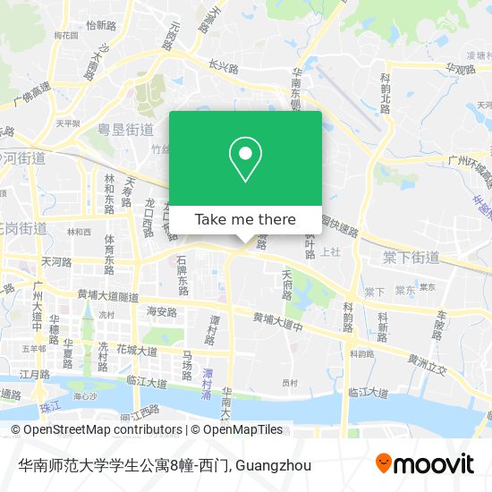 华南师范大学学生公寓8幢-西门 map
