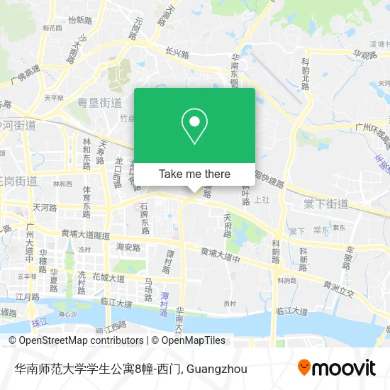 华南师范大学学生公寓8幢-西门 map