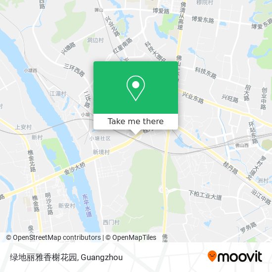 绿地丽雅香榭花园 map