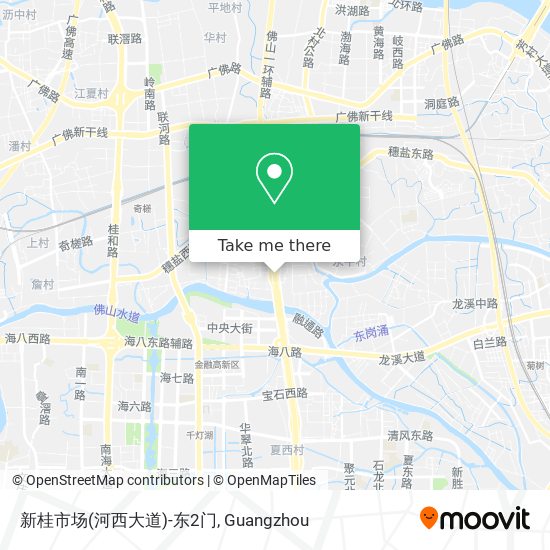 新桂市场(河西大道)-东2门 map