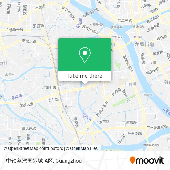 中铁荔湾国际城-A区 map