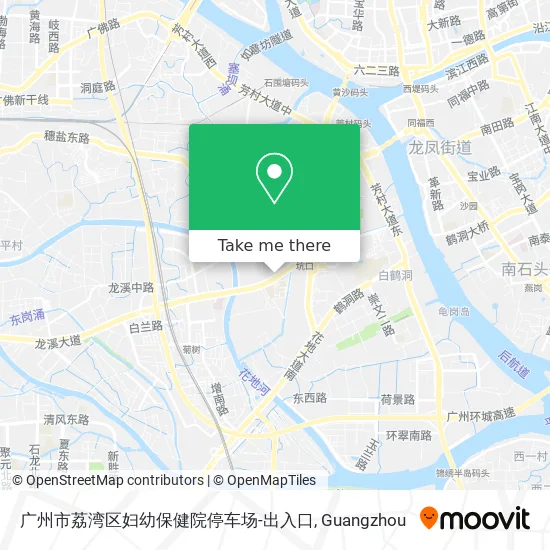 广州市荔湾区妇幼保健院停车场-出入口 map