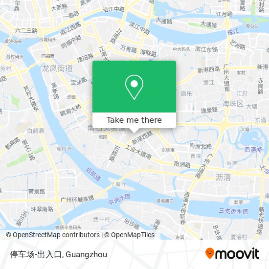 停车场-出入口 map