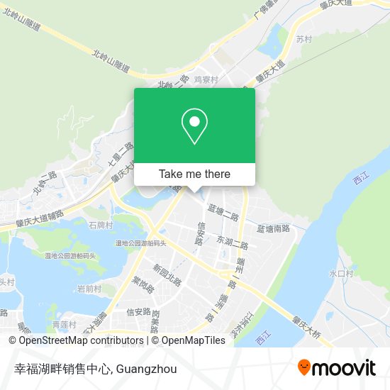幸福湖畔销售中心 map