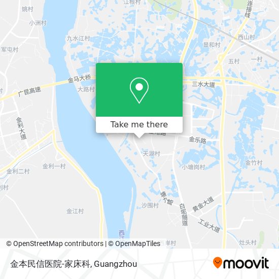金本民信医院-家床科 map