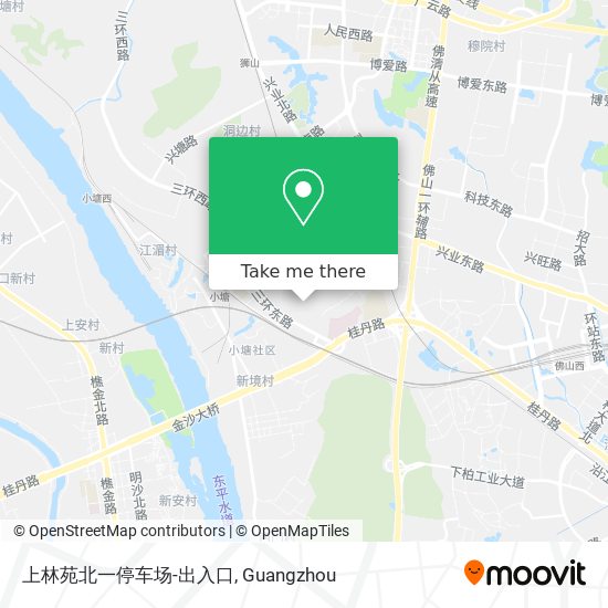 上林苑北一停车场-出入口 map