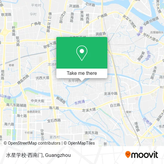 水星学校-西南门 map